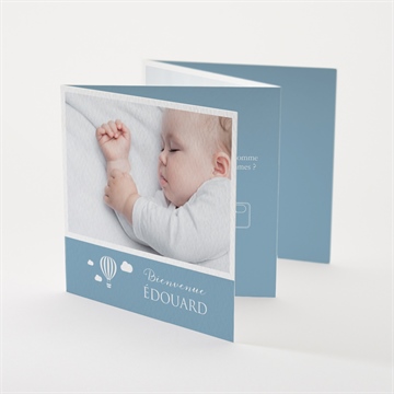 Faire-part naissance pictogramme accordéon