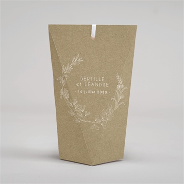 Boîte surprise mariage festivités - Dos de la boîte