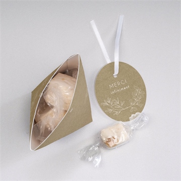 Boîte surprise mariage festivités - Intérieur de la boîte