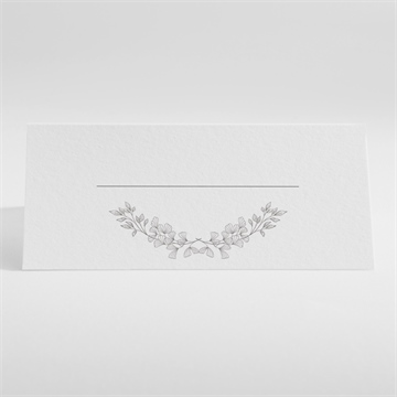 Marque-place mariage festivités - Dos du marque-place