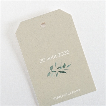 Etiquette mariage intimité - Dos de l'étiquette