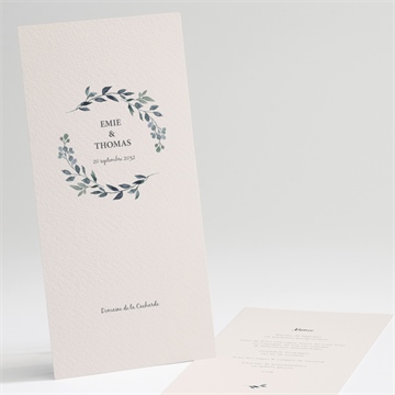 Menu mariage bel eclat superposition