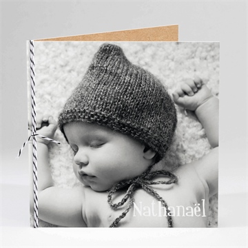 Carte pliée - carré