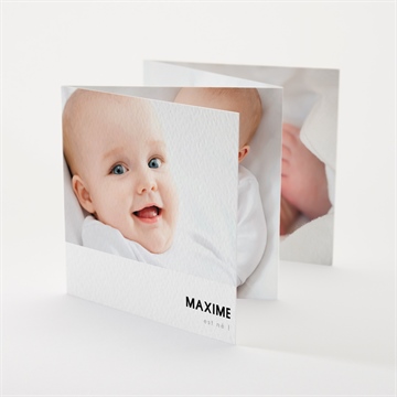 Faire-part naissance éclats de vie tryptique