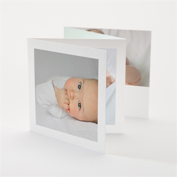 Faire-part naissance le voici accordéon