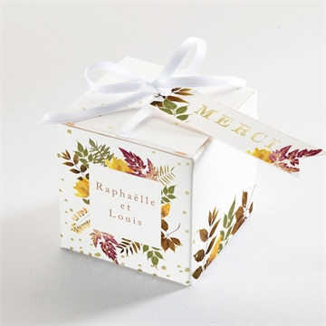 Boîte de dragées mariage subliminal