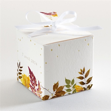 Boîte de dragées mariage subliminal - Dos de la boîte