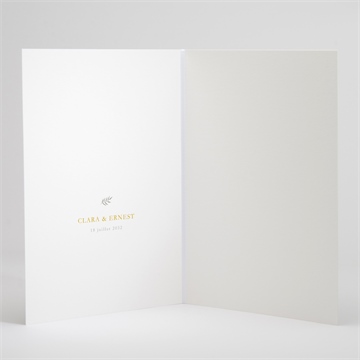 Livret de messe mariage céleste - Intérieur du livret