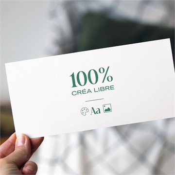 Carte recto-verso - paysage 