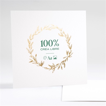 Faire-part naissance dorure à vous de créer