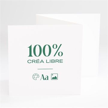 Faire-part naissance format accordéon vierge