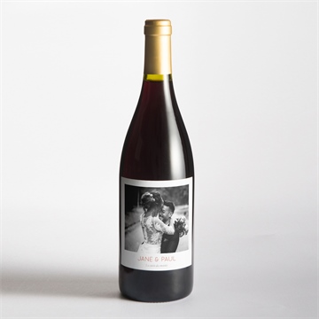 Etiquette de bouteille mariage son eclat - Mise en situation