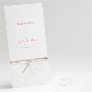 Menu mariage son eclat