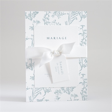 Faire-part mariage jouy exclusif pochon