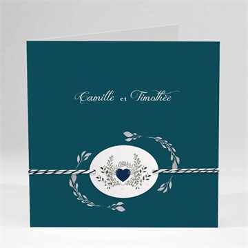 Carte pliée ensemencée