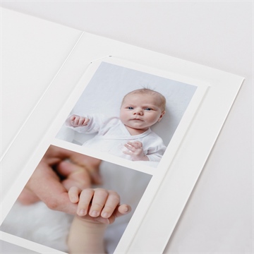 Faire-part naissance première initiale photomaton - Détail du faire-part