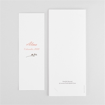 Faire-part naissance joli petit mobile photomaton - Dos du faire-part