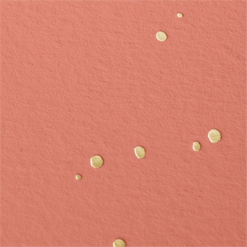 Faire-part naissance brin d'or dorure - Marquage à chaud OR