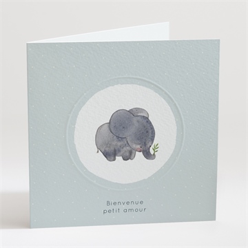 Glow Bg031 Carte De Vœux Pour La Naissance D'Une Fille Avec