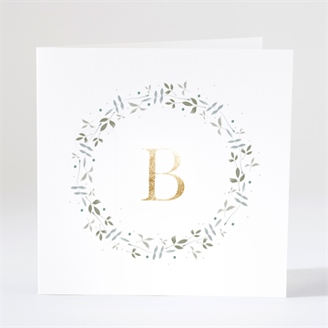 Faire-part naissance beau chouchou dorure