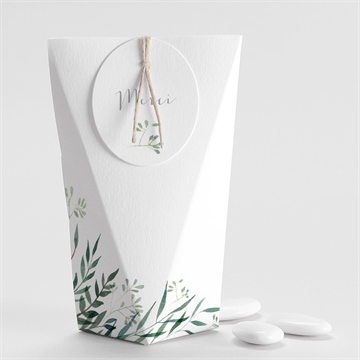 Boîte de dragées mariage douceur du pinceau étui