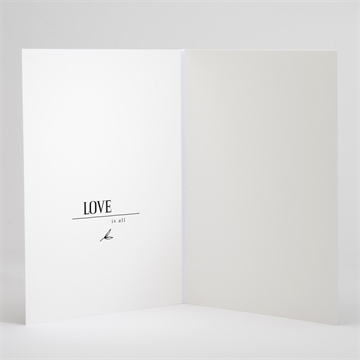 Livret de messe mariage kraft champêtre - Intérieur du livret