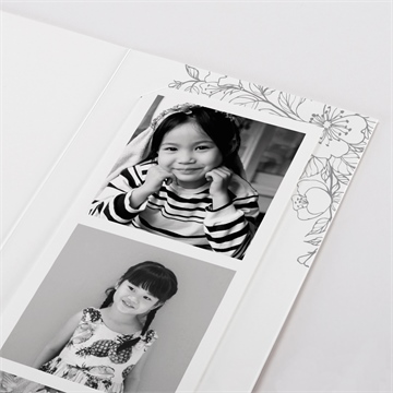 Faire-part communion illuminations photomaton - Détail du faire-part