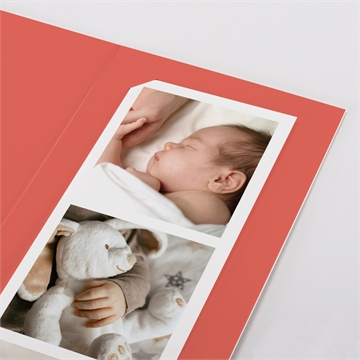 Faire-part naissance mon bébé grenadine photomaton - Détail du faire-part