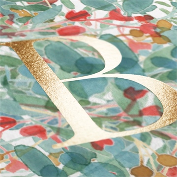 Faire-part naissance profusion dorure - Détail du faire-part