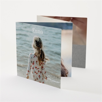 Faire-part communion communion accordéon