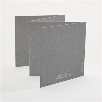 Faire-part communion communion accordéon - Dos du faire-part