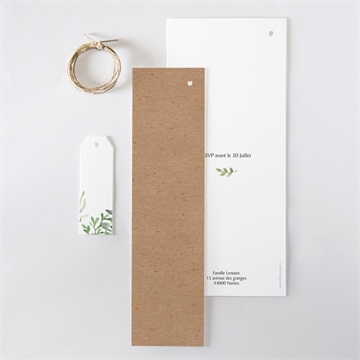 Faire-part profession de foi rayonnement de foi - Dos du faire-part