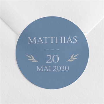 Sticker confirmation grandeur argent