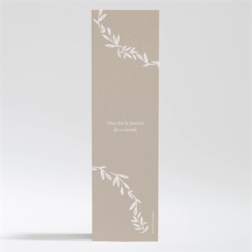 Signet profession de foi ma profession - Dos du signet