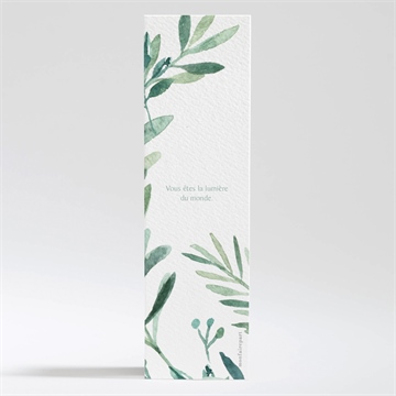 Signet profession de foi âme - Dos du signet