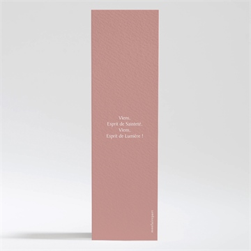 Signet profession de foi en esprit - Dos du signet