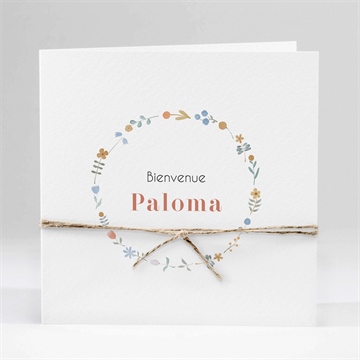 Carte pliée - carré