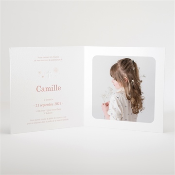 Faire-part communion toujours plus haut - Intérieur du faire-part