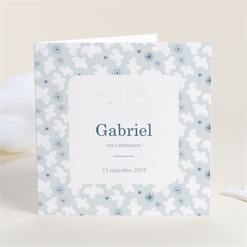 Faire-part communion vertige