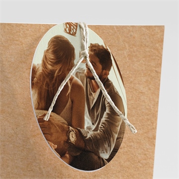 Boîte de dragées mariage notre moment étui - Détail de la boîte