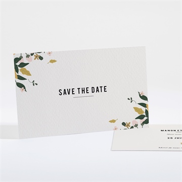 Save the Date mariage vintage champetre pocketfold