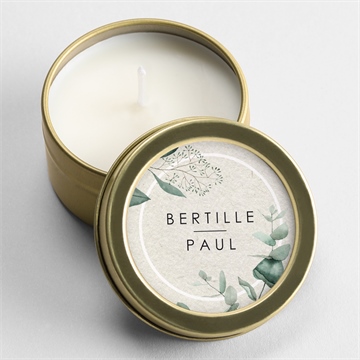 Bougie mariage sauvage