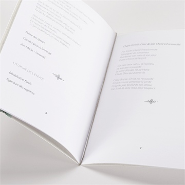 Livret de messe mariage sauvage - Mise en situation