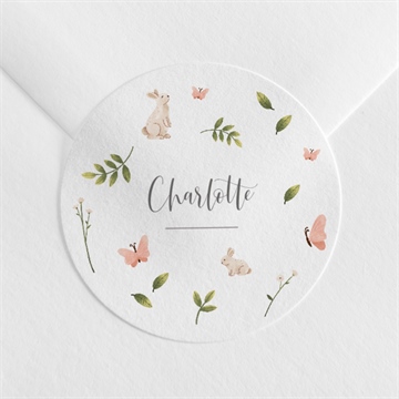 Sticker naissance champetre