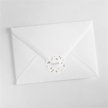 Sticker naissance champetre - Mise en situation