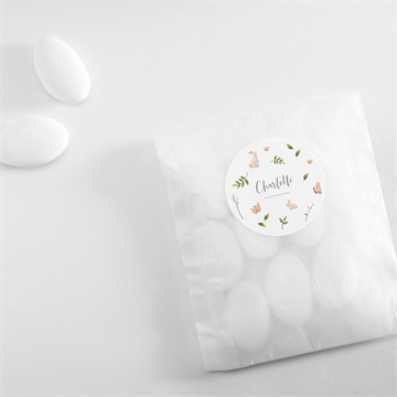 Sticker naissance champetre - Mise en situation