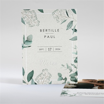 Remerciement mariage sauvage