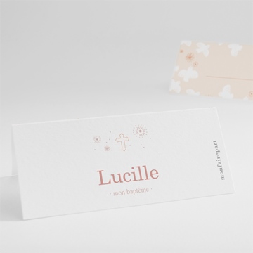 Marque-place baptême l'envolée