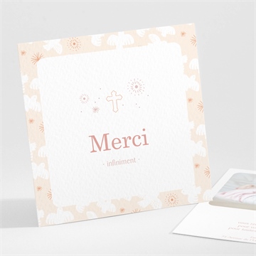 Remerciement baptême l'envolée