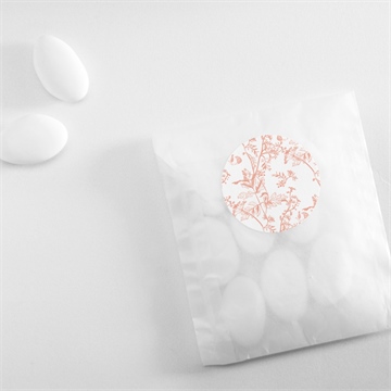 Sticker naissance notre joie - Mise en situation